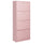 Scarpiera 4 Ante 63x24x150 cm Ripiani Doppia Profondità in MDF Rosa