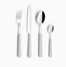 Servizio Set di Posate 24 pezzi in Acciaio Inox Eme Brio Bianco 19