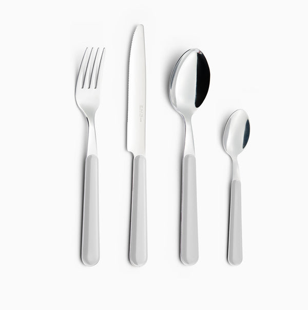 Servizio Set di Posate 24 pezzi in Acciaio Inox Eme Brio Bianco 19 prezzo
