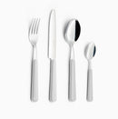 Servizio Set di Posate 24 pezzi in Acciaio Inox Eme Brio Bianco 19