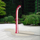 Doccia da Giardino Miscelatore e Lavapiedi Arkema Spring Plus Fascia Inox Bianco