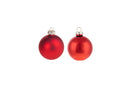 Set 192 Palle di Natale da Appendere Ø 2,5 cm in Vetro Rosso