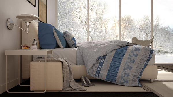 Copripiumino con Federe Stampato Athena Rudolph Azzurro Varie Misure online