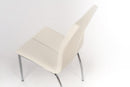 Set 4 Sedie 43x44xH92 cm in Similpelle Viva Bianco