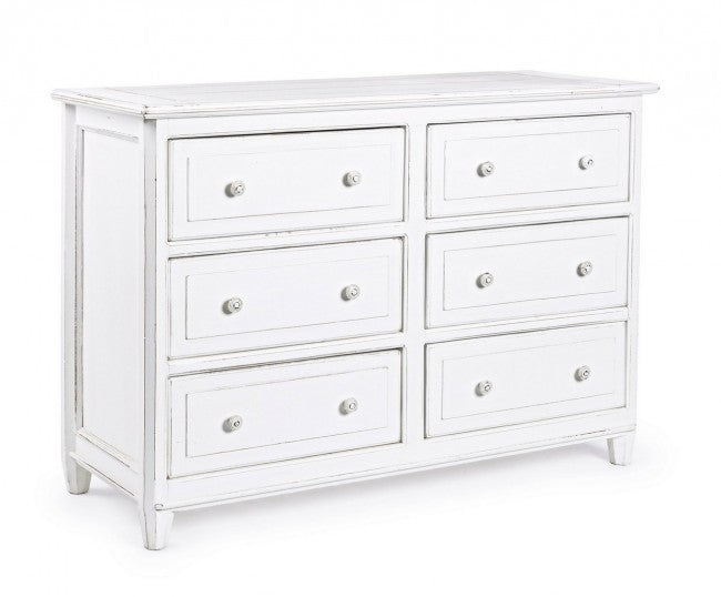 Cassettiera Colette 6 Cassetti in Legno