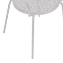 Sedia da Giardino 54x55x90cm in Ferro Ivrea Bianca