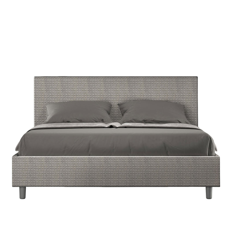 Letto Matrimoniale Adele Labirinto 02 Grigio Varie Misure