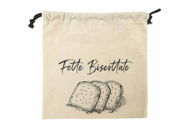 sconto Sacchetto Fette Biscottate in Cotone 30x30 cm VdE Tivoli 1996