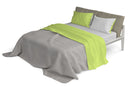 Set Lenzuola Sopra Sotto e Federe Doubleface Acido\/Grigio Chiaro Varie Misure