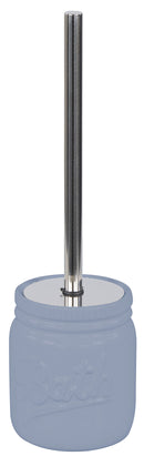 Porta Scopino Ø10,5x35 cm in Ceramica Azzurro