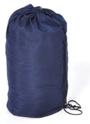 Sacco a Pelo Singolo 190x75 cm in Cotone e Poliestere Blu