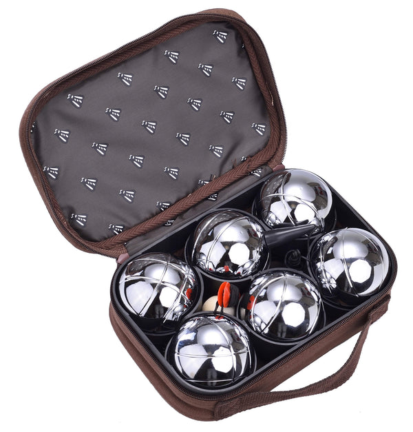 acquista 6 Bocce in Acciaio con Accessori e Borsa da Trasporto