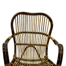 Dondolo da Giardino in Rattan 67x106H49/90cm Naturale