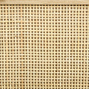 Cassettiera 4 Cassetti 80x38x80 cm in Truciolato e Rattan Nero e Color Legno