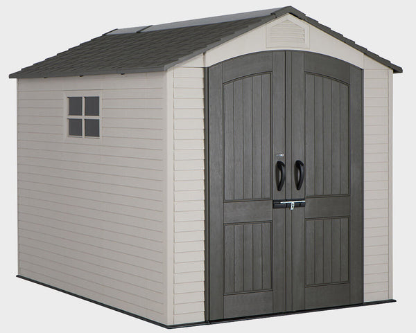 acquista Casetta Box da Giardino Porta Utensili 206x280 cm in Polietilene Grigio