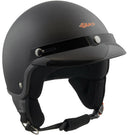Casco Demi-Jet per Scooter con Frontino SKA-P 1 FH Smarty Nero Gommato
