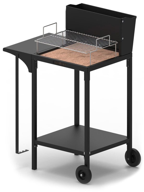online Barbecue a Legna e Carbonella con Griglia Cromata Famur BK 6 Multi Fuoco