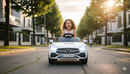 Macchina Elettrica per Bambini 12V con Licenza Mercedes CLS Small Bianco