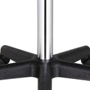 Sgabello Estetista Girevole Schienale Seduta in Ecopelle Salone Studio Nero