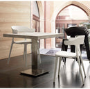 Set 4 Sedie Impilabili 50x75,5x52 cm in Polipropilene New America Tortora