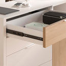 Set 10 Guide Cassetto con Chiusura Soft 45x300 mm in Acciaio Emuca Nero