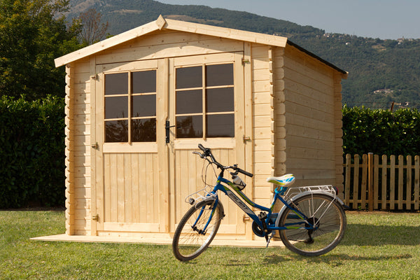 online Casetta da Giardino Porta Doppia 250x250 cm in Legno Noemi