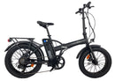 Fat-Bike Bicicletta Elettrica Pieghevole 36V a Pedalata Assistita 20"" 250W Sand 400 Nera