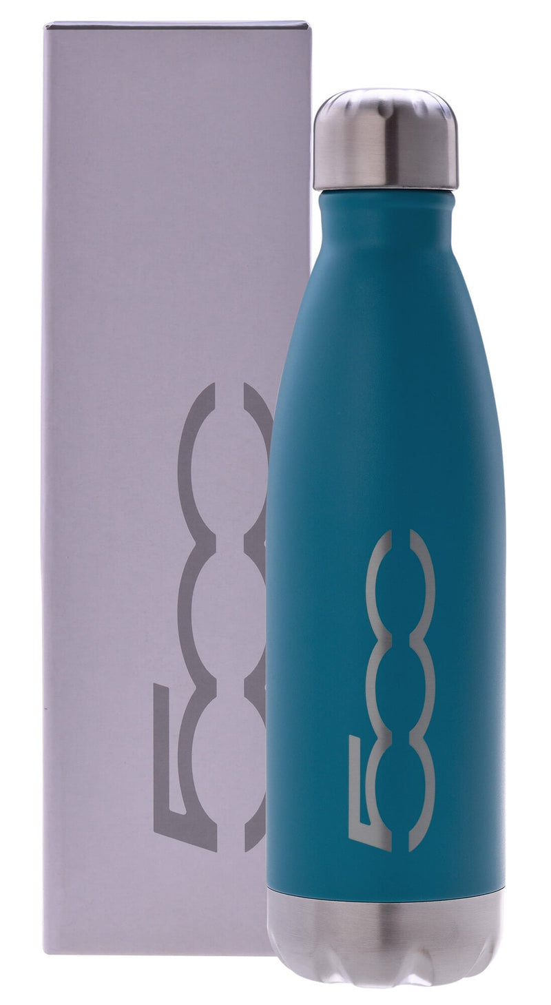 Borraccia Termica 500 ml con Coperchio in Acciaio Fiat Blu