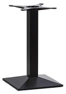 Base per Tavolo da Giardino con Piede a Piramide in Ghisa Nero