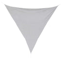 Tenda Vela Ombreggiante Triangolare 5x5x5m in Poliestere Grigio