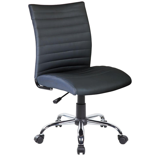 sconto Sedia Poltrona Operativa da Ufficio in Similpelle Tosini San Francisco Nero