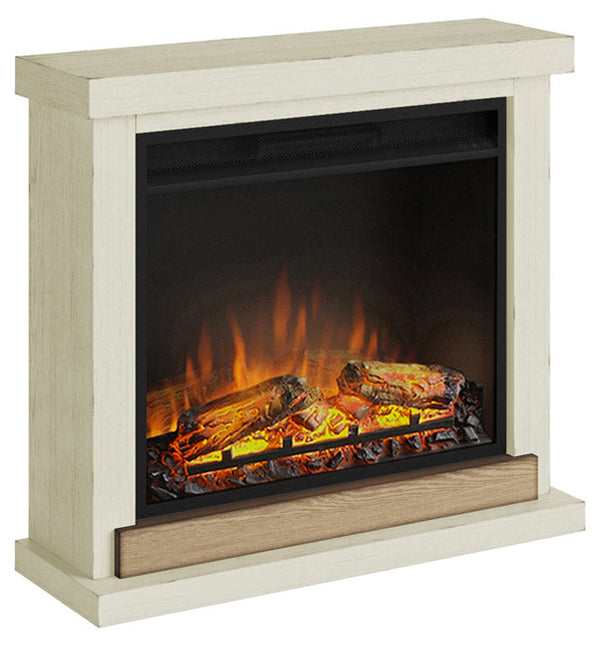 Camino Elettrico da Pavimento Effetto Fiamma 1500W Tagu Hagen Avorio sconto