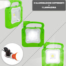 Lampada Portatile Luce d'Emergenza con Pannello Solare Lampadina LED e Cavo USB