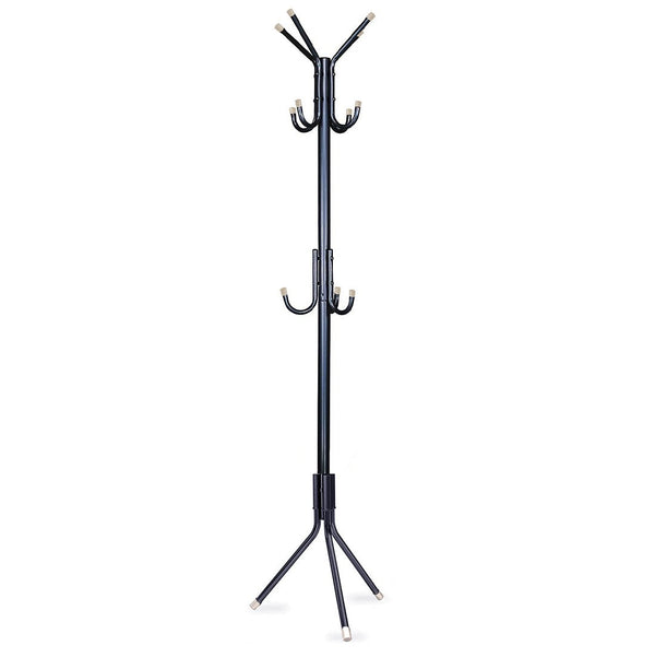 Appendiabiti da Terra H171 cm 11 Ganci in Metallo Nero sconto