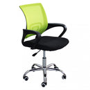 Poltrona da Ufficio Titty Grigio Chiaro 52x56,5x85/95 h cm in Poliuretano Nero