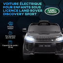Macchina Elettrica per Bambini con Licenza Land Rover Discovery Sport 106x65,5x51 cm Nero  