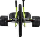 Green Machine Triciclo Go Kart a Pedalata Muscolare 20’’ con Leve Nero e Verde -3
