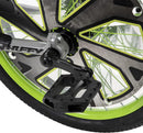 Green Machine Triciclo Go Kart a Pedalata Muscolare 20’’ con Leve Nero e Verde -9