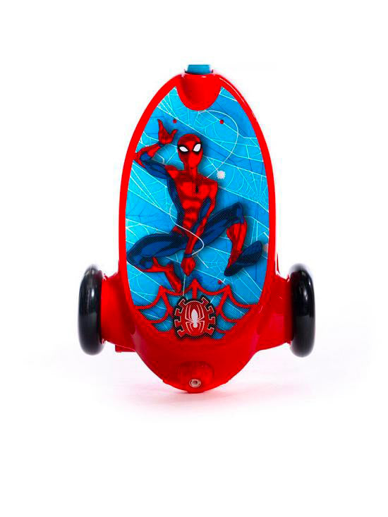 Monopattino Elettrico 3 Ruote per Bambini Sparabolle con Licenza Marvel Spiderman -3