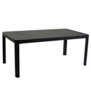 Tavolo Allungabile da Giardino 180/240x100xh75 cm in Alluminio Cleveland Antracite-5