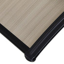 Pensilina Tettoia Modulabile Policarbonato Alveolare Nero Fumè 100X80cm Bertozzi Naxos