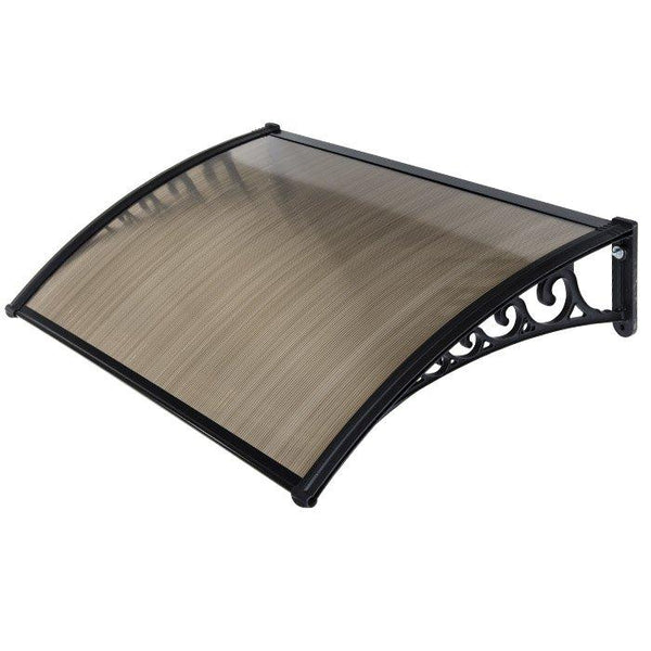 Pensilina Tettoia Modulabile Policarbonato Alveolare Nero Fumè 150X100cm Bertozzi Naxos online