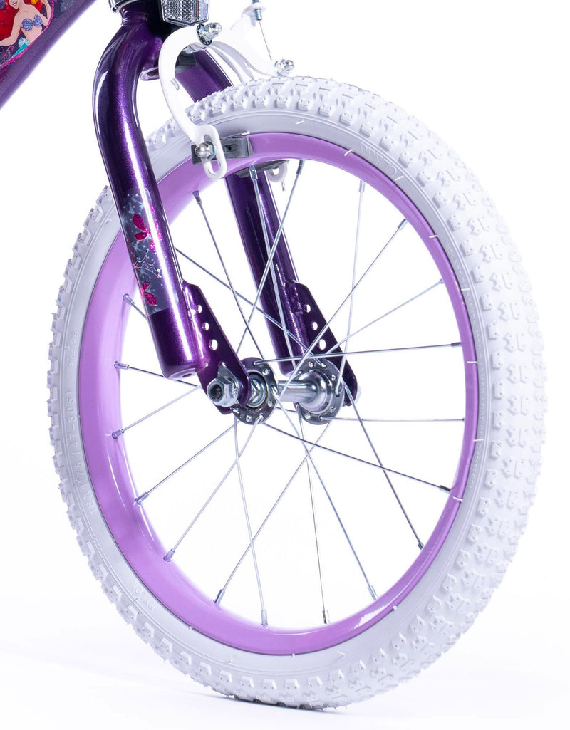 Bicicletta per Bambina 16” 2 Freni con Licenza Disney Princess Rosa-5