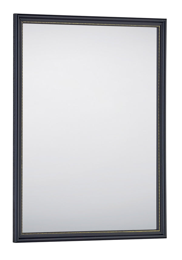 sconto Specchio da Parete 34x45x1 cm in Plastica Elenor Nero oro