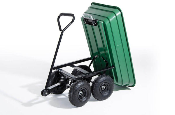 Carrello da Giardino Ribaltabile in Abs 4 Ruote Gonfiabili Max 250Kg Bertozzi online