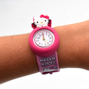Set 12 Orologi da Polso Bracciale per Bambini Hello Kitty Colorazione Rosa-3