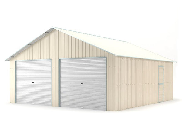 Casetta Box da Giardino in Lamiera di Acciaio 664x721x372 cm Beige acquista