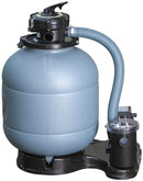 Piscina Ovale Fuori Terra 610x375xh132 cm in Acciaio e PVC Gre Mauritius