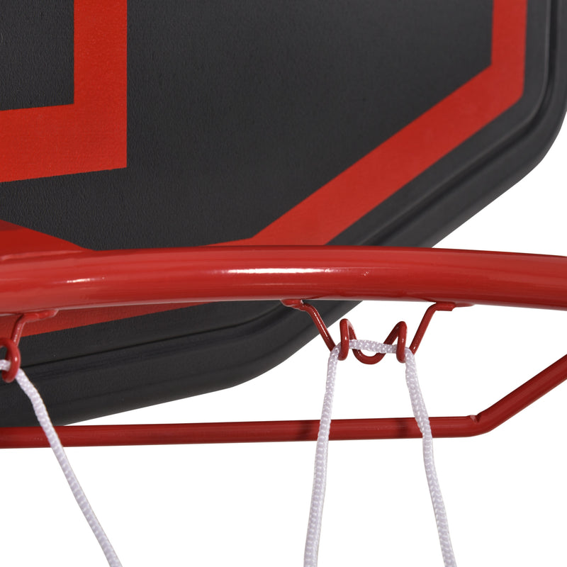 Canestro da Basket da Parete 71x45x47 cm con Tabellone Nero