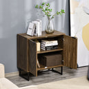 Mobile 2 Ante 80x40x80 cm in Legno Marrone